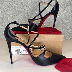 NWT Louboutin Crossfliketa 100 Kid Pumps 39.5